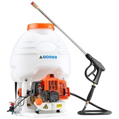 Uimoso Gas-Powered Backpack Sprayer, 26.5CC Engine, 5-Gal Capacity for Gardening