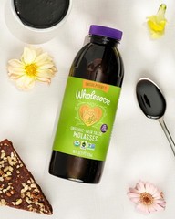 Wholesome Organic Blackstrap Molasses 16 Fl Oz USDA Organic Fair Trade Non GMO