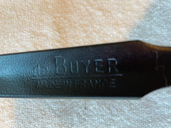 De Buyer Blue Carbon Steel Crepe Tortilla Omelet Pan 9.5” France