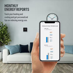 T5 7-Day Smart Wi-Fi Thermostat with Geofence Technology and Auto Changeover, En