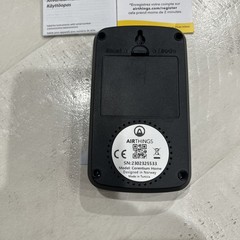 Airthings Corentium Home 223 Digital Radon Detector, Black/Gray, portable