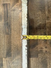 Huge 6 Lb 12 Oz Old Industrial Open End Wrench 18 3/4” Long 5/8” Thick