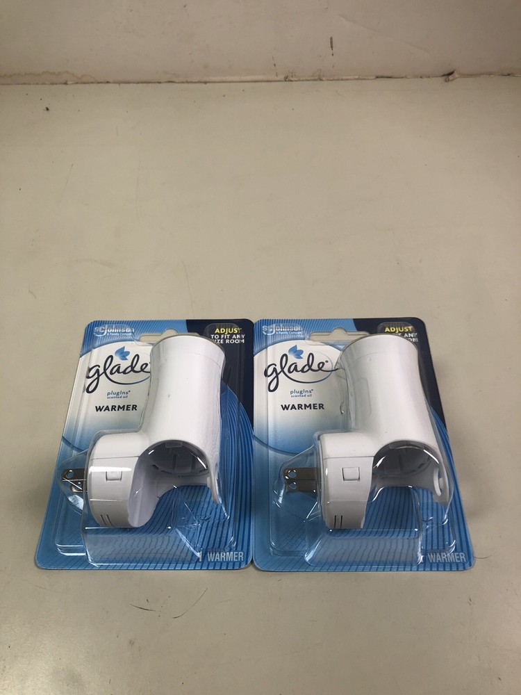 Glade Scented Oil Plugins Warmer Adjustable Any Size Room Air Freshener (2 Pack)