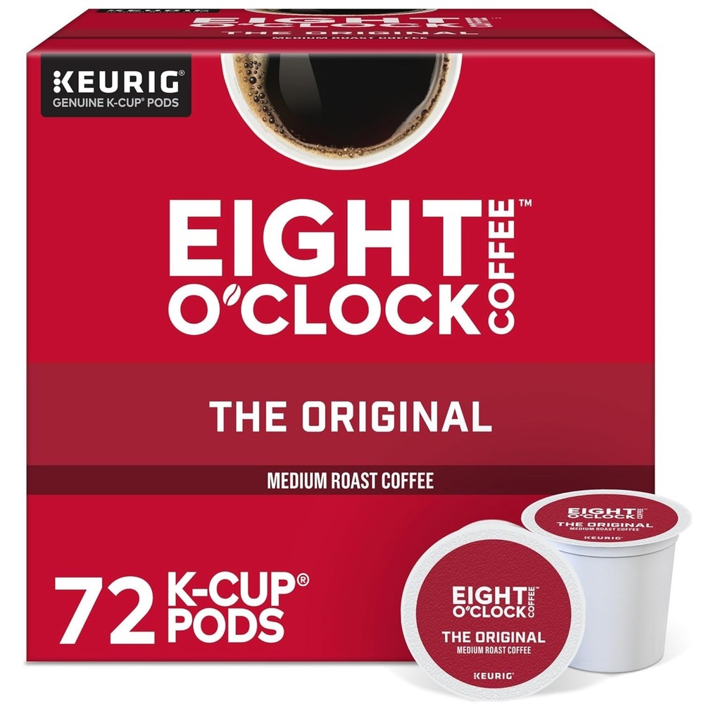 Eight O’Clock Coffee the Original, Single-Serve Keurig K-Cup Pods, Medium Roast