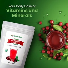 Z Natural Foods Organic Cranberry Juice Powder, 16 Ounce (Pack of 1)