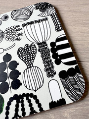Marimekko Cutting Board Puutarhurin Parhaat 19.8cm x 29.8cm Rare Finland New