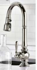 Kohler K-99261-SN Artifacts Pull Down Spray Kitchen Faucet Polished Nickel New