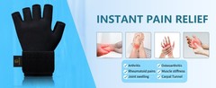 Compression Hand lce Pack Glove for Arthritis Pain Relief Adjustable Wrist Strap