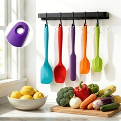 Kodreat 5 Pieces Silicone Spatula Set BPA Free Non Stick Rubber 5, Multicolor