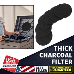 Sustainable 6 Pack new Charcoal Filters for Long-Lasting Compost Odor Control