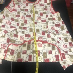True Vintage Apron Smock HTF Countries Japan France Greece Ecuador Pockets Rare