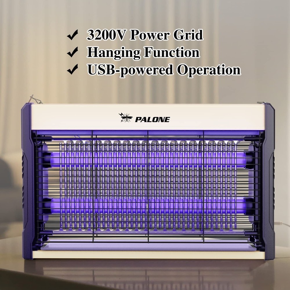 Bug Zapper 3200V Electronic Mosquito Zapper for Outdoor and Indoor Waterproof