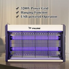 Bug Zapper 3200V Electronic Mosquito Zapper for Outdoor and Indoor Waterproof