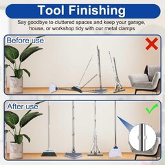 3-110mm Heavy Duty Tool Spring Terry Clips Wall Mount for Garages,Sheds,Cupboard