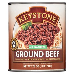 Keystone All natural Ground Beef 28 oz Can, (PACK OF 2) Free Shipping