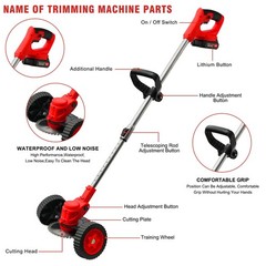 4-Cycle Grass String Trimmer Gasoline-Powered Gas Straight Shaft Weed Eater 31CC