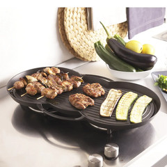 Italian TVS All-Purpose Double-Sided Aluminum Grill Plate – Non-Stick, Oven Safe