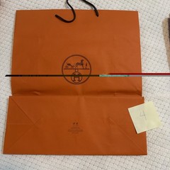 Authentic Large Hermes Shopping Bags (8 qty) 16.5” W x 18.5H ” x 6.75”D