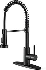 Touchless Kitchen Faucet with Pull down Sprayer LED Light Single Handle Kitchen