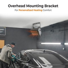 Comfort Zone 10,000 Watt, 240 Volt Industrial Ceiling Mounted Heater with Remote