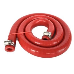 High Temp Reinforced Silicone Heater Tubing Hose 9.5MM (3/8″) X 3.28FT Red