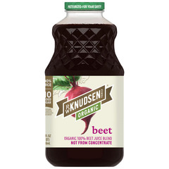 R.W. Knudsen Family Organic Beet Juice Blend, 32 oz, Glass Bottle, Shelf-Stable