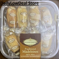 Donsuemor Traditional Madeleines – 28 Individually Wrapped – 28 Oz Total