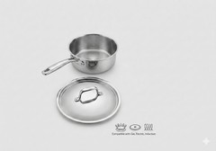 Mueller Pots and Pans Set 17-Piece, Ultra-Clad Pro Stainless Steel Cookware Set