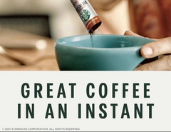 50 Packets Starbucks VIA Instant Coffee Italian Dark Roast Arabica LOT Travel