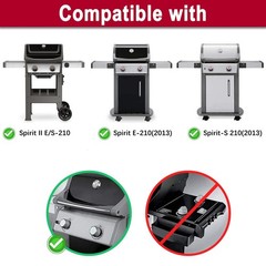 2x 17.5″ 7637 Grill Grates for Weber Spirit & Spirit II 200 E210 E220 S210 S220
