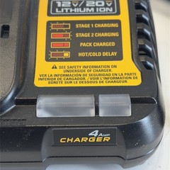 DeWalt 4 Amp Battery Charger 12V & 20V Volt MAX Li Ion Model DCB1104