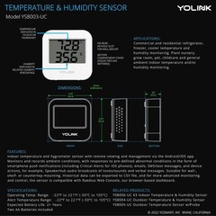 LoRa Smart Temperature & Humidity Sensor – Battery-Powered with App Notification