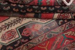 Vintage Pink Traditional Area Rug 5×11 Hand-knotted Wool Geometric for Any Room