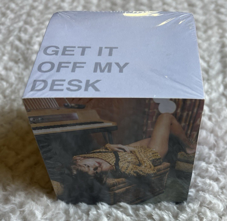 Taylor Swift Get It Off My Desk Note Pad, Contemporary Desk Memo Paper Cube