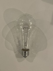 Pack Of 4 GE Crystal Clear Light Bulbs 150W A21 & FREE SHIPPING