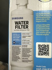 Samsung HAF-QINS/EXP Refrigerator Water Filter – White, New , never open