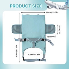 Portable Toddler Airplane Bed for Babies 1-12 Months – Travel Essentials for Fli