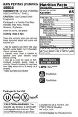 Raw Pepitas (Pumpkin Seeds), Non-GMO Verified – Kosher, Vegan – by Food To Live
