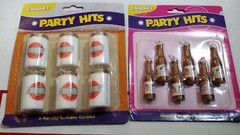 Beer Shape Candles Beer Can & Bottles Happy Anytime Adult Novelty (12 pc