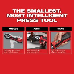 Milwaukee Tool 49-16-2496 M12 Force Logic Press Jaw Kit, For 1/2 In To 1 In