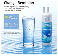 3 PACK EDR1RXD1 W10295370A WRS325SDHZ WRS321SDHZ WRS325FDAM04 Water Filters