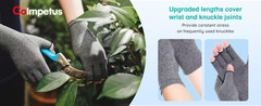 Compression Arthritis Gloves, 2 Pairs Fingerless Hand Support Wrist Brace for
