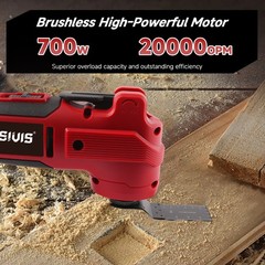 Cordless Multi-Tool Oscillating Tool for Milwaukee M18 Battery – Variable Speed