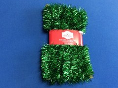 Christmas tree garland, in red, green, gold, blue, silver, green/red 15 or 40 ft