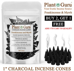 Frankincense And Myrrh Charcoal Incense Cones 1″ TOPFLOW Bulk For Burner Holder