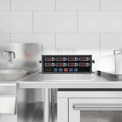 AC 110V Commercial 8 Channel Digital Kitchen Timer Deep Fryer Timer Food Cooking