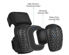 NoCry Professional Work Knee Pads for Construction w/Ankle Support Heavy Duty