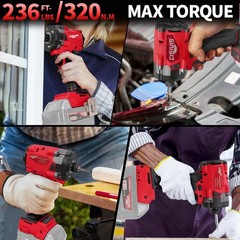 New For Milwaukee M18 Bettery Brushless 1/4″ Hex Impact Driver – Bare Tool