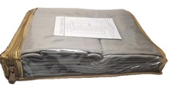 India’s Heritage Fog(Grayish) Lined Curtain 55% Linen, 45% Cotton Panel 51″ x96″