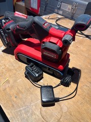 CRAFTSMAN V20 Brushless RP Cordless Belt Sander CMCW223B 20V + BATTERY & CHARGER